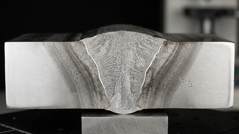 Close-up of a pressure vessel weld cross-section highlighting heat-affected zone control, cooling behavior, and metallurgy considerations