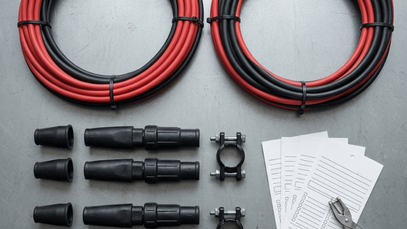 Insulated welding leads and waterproof connectors used with an underwater welding machine for safe wet welding setup