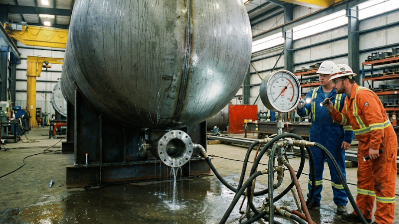 final hydrostatic test 