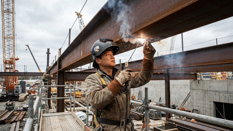  overhead position weld