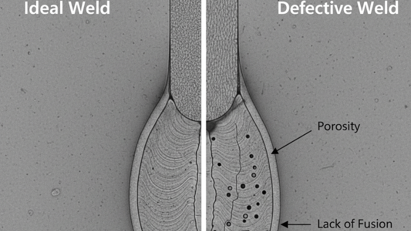 weld porosity and cracking
